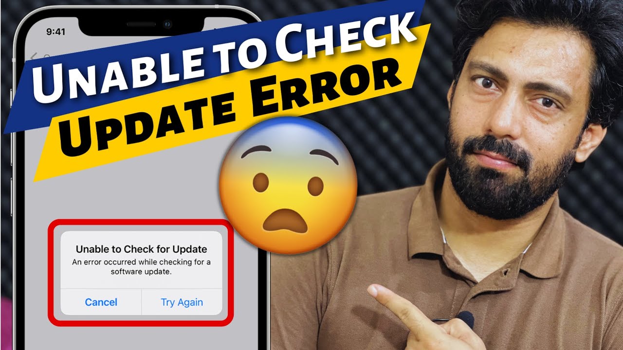 How to Fix Unable to Check for Software Update Error in iPhone