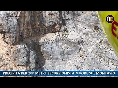 Video Inciampa sul sentiero e precipita per 200 metri: escursionista muore sul Montasio
