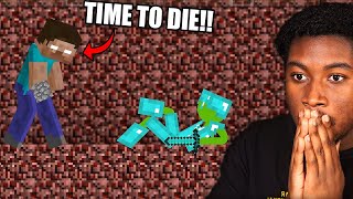 HEROBRINE BOSS FIGHT! | Animation vs. Minecraft!