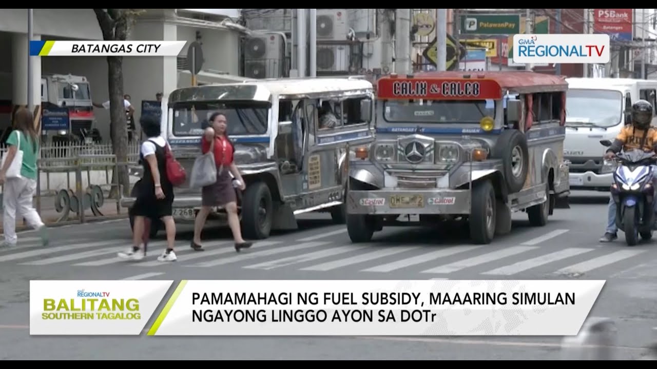 Balitang Southern Tagalog Fuel Subsidy YouTube