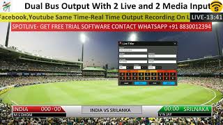 Instant Live Cricket Score software live titler for spotlive golive stremax screenshot 4