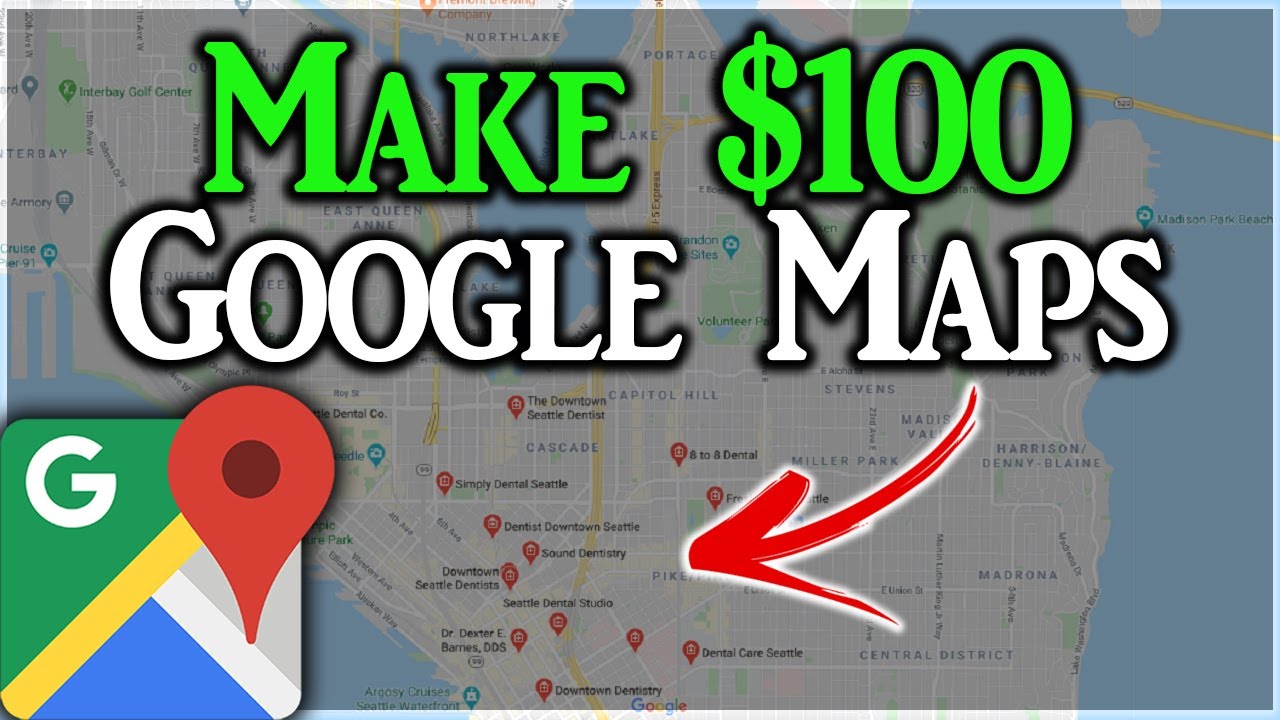 how can i make money online right now google maps