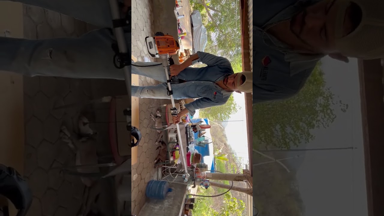 Desmalezadora Truper a gasolina de 63 cc