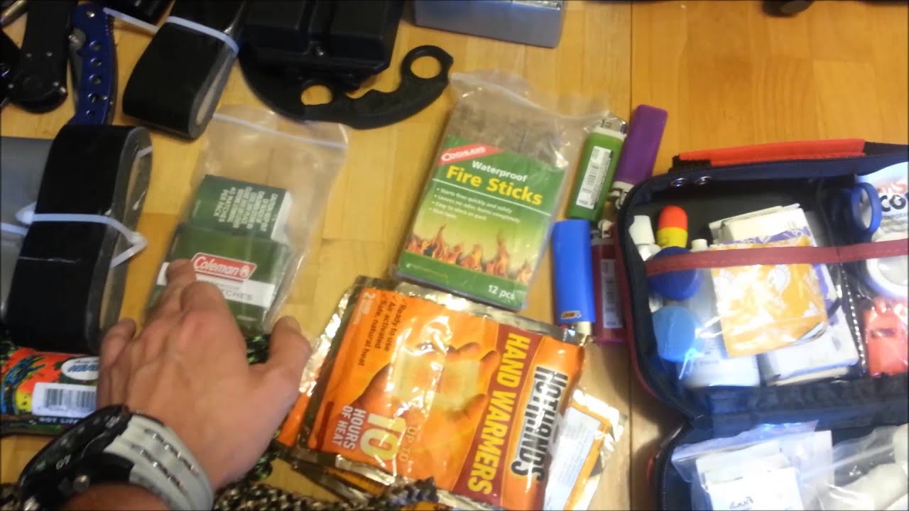 my first bug out bag, quick run through( 3 day bag) YouTube