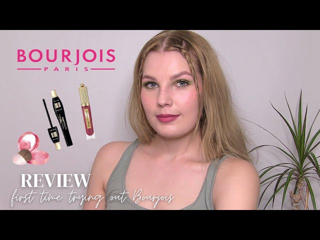 Bourjois review - little round pot blusher, twist up the volume mascara,  rouge velvet ink lipstick 