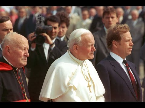 Papež Jan Pavel II. v Československu 1990