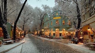 Download Lagu Smooth Jazz Playlist ❄️Cozy Snowy Morning Café in a Quiet Winter Town | Relax Jazz to Ease Your Mind MP3