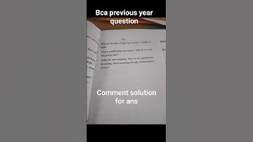 comment solutions for ans or comments your subject and University for more previous year #pyq#hnbgu