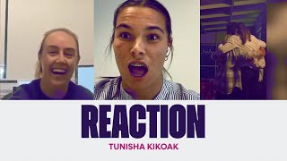 Tunisha finds out she's a Freo Docker!