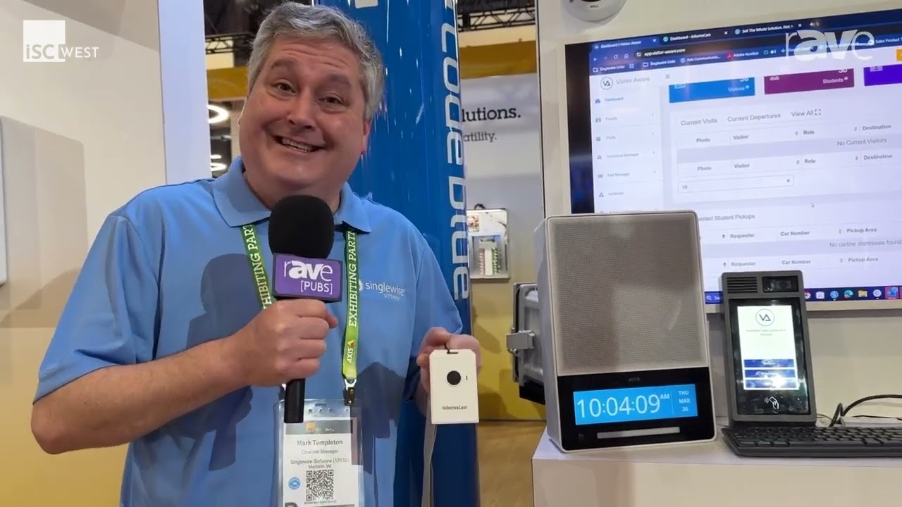 ISC West 2026: Singlewire Software Shows InformaCast Wearable Panic Buttons at Axis Communications