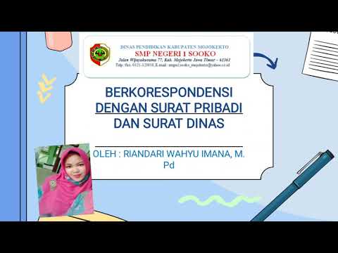 Mengidentifikasi Unsur Unsur Surat Pribadi Dan Surat Resmi Kls Vii Youtube