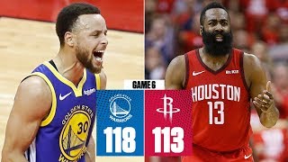 Steph Curry has epic second half as Warriors eliminate Rockets | 2019 NBA Playoff Highlights screenshot 2