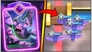 BATS EVOLUTION GAMEPLAY IN CLASH ROYALE | NEW CLASH-O-WEEN SEASON!