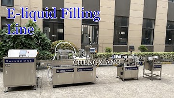 E-liquid filling machine running well /75ml e-liquid bottle filling line/filling capping machine