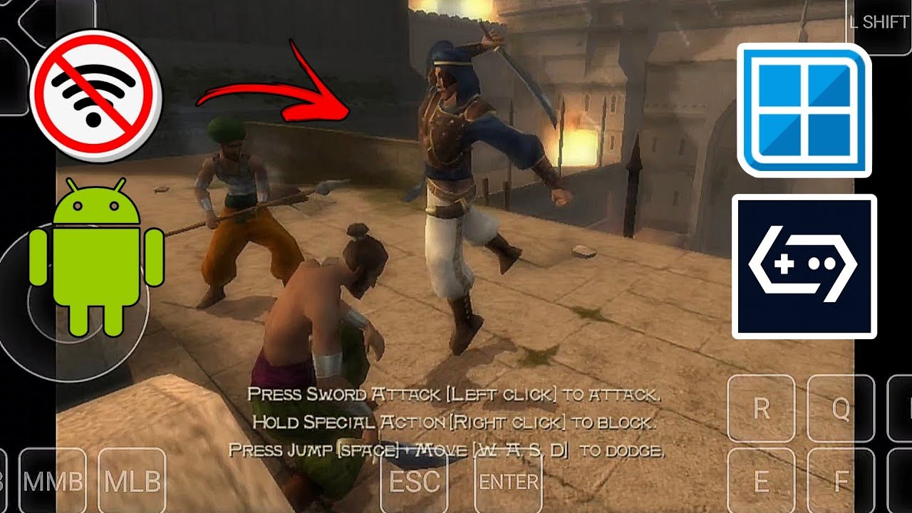 Prince of Persia The Sands of Time Android Port Winlator & GameHub Emulator - Offline Mobile/Android