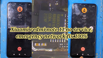 Xiaomi redmi note 11 network no service emergency fix | how to fix Xiaomi redmi note 11 network