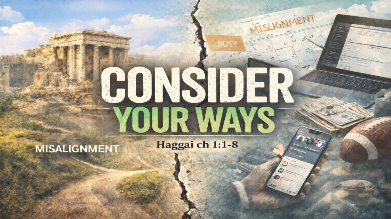 Consider Your Ways | Pastor Ray Burgos Jr.
