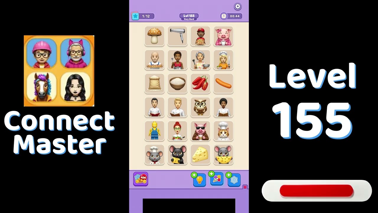 Connect Master Level 155 Walkthrough 🧩 | Match Puzzle | Puzzle Solutions & Tips | Go Answer