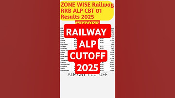रेलवे एएलपी कटऑफ 2025, एएलपी कटऑफ 2025