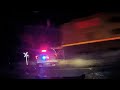 Bodycam: Police Car Hit By Train With Suspect In Car. Platteville, CO. September 16, 2022.