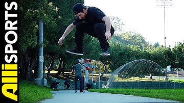 How To Nollie Heelflip, Mike Mo Capaldi, Alli Sports Skateboard Step By Step Trick Tips