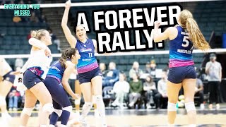 Volleyball rally lasts for 47 touches | Things You Missed