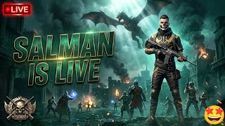 SaLmAN YT x LiVE Live Stream in Pubg Mobile  4.3update a jao dosto#pubgmobile