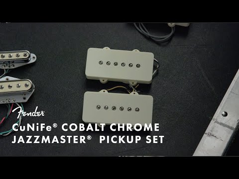 CuNiFe Cobalt Chrome Jazzmaster Pickup Set | Fender