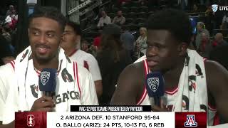 Were Here To Win Cedric Henderson Jr. After Arizona Secures Spot In Pac-12 Tournament...