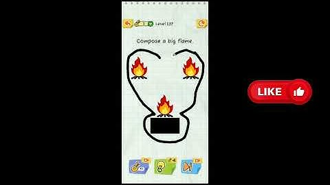 Draw 2 Save Stickman Puzzle New Update Level 137 Compose a big flame