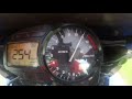 Honda SC50 CBR 954 RR Acceleration Launch 0 - 260 Km/h Beschleunigung