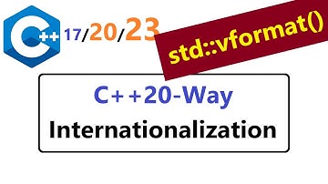 134- I18N & L10N 6 - std::vformat, std::make_wformat_args, C++20 String Formating