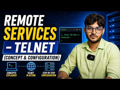 Remote Services – Telnet Explained | Concept & Step-by-Step Configuration | Networking Tutorial