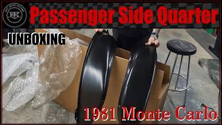 1981 Monte Carlo Outer Wheelwell Unboxing #halfdozencustoms #montemonday #montecarlo #unboxing