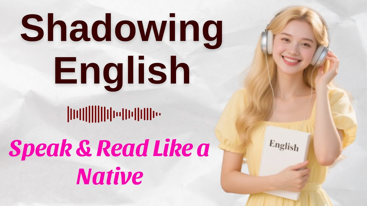 Improve English Fast with Shadowing Speak & Read Like a Native! - YouTube