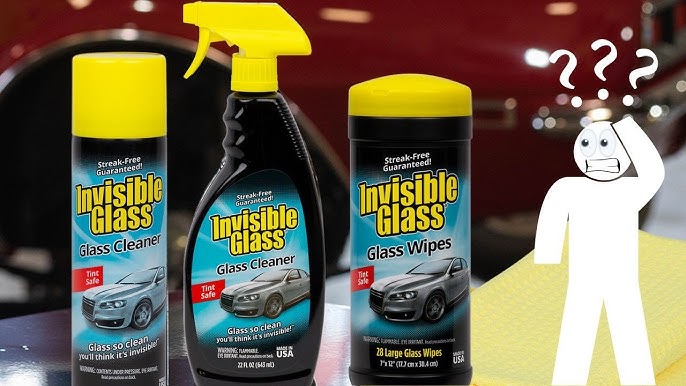 Invisible Glass 92194-6PK 32-Ounce Cleaner and Window Spray for Home and  Auto for a Streak-Free Shine Film-Free Glass Cleaner and Safe for Tinted  and Non-Tinted Windows and Windshield Film Remover 
