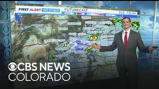Unsettled Mother's Day across Colorado