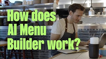How does AI Menu Builder work?