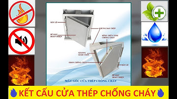 💥 Kết cấu cửa thép chống cháy. Dùng làm cửa thoát hiểm, cửa phòng cách âm karaoke, cửa sắt an toàn
