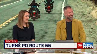 Doga - rozhovor o Route 66 Pub Tour 2023  na FTV Prima a CNN Prima news