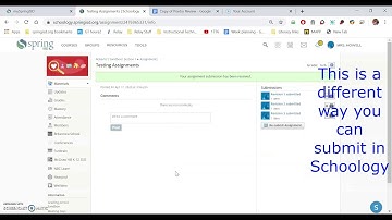 3 ways to submit assignments in Schoology