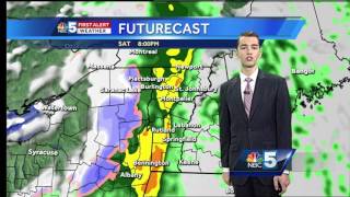Video: Heavy rain Saturday evening, record-breaking temperatures likely (2-24-17)