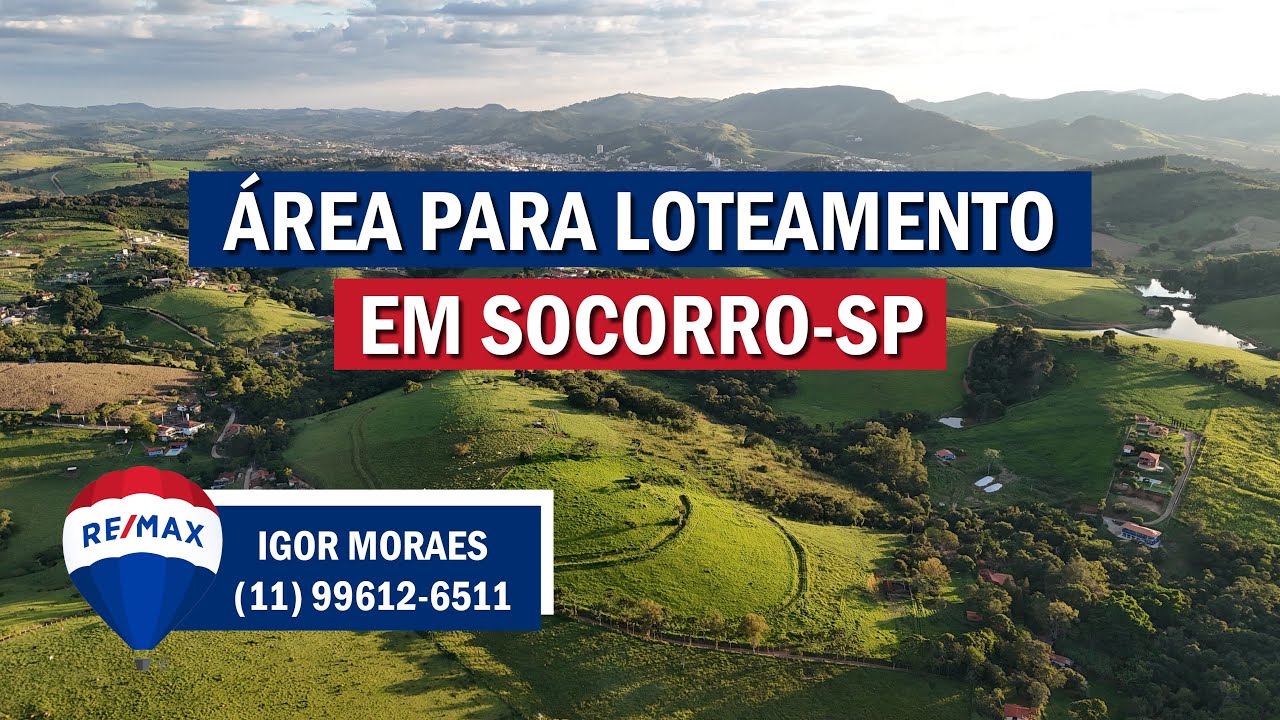 Área à Venda em Socorro/SP – Ideal para Loteamento no Circuito das Águas!