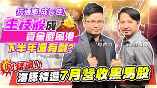 【投資最給力EP.332】抗通膨.成長佳! 生技股成資金避風港 下半年還有戲?別錯過!!海豚精選7月營收黑馬股 ｜海豚 范振鴻 2022/08/18