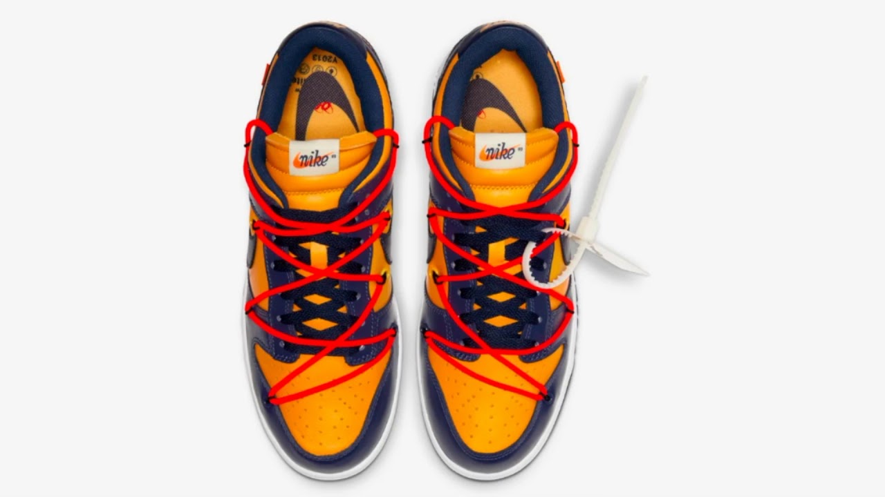 NIKE x OFF WHITE LOW DUNK Drop Today + Resell Market Price 12 20 2019 ...