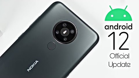 Nokia 3.4 Android 12 Update