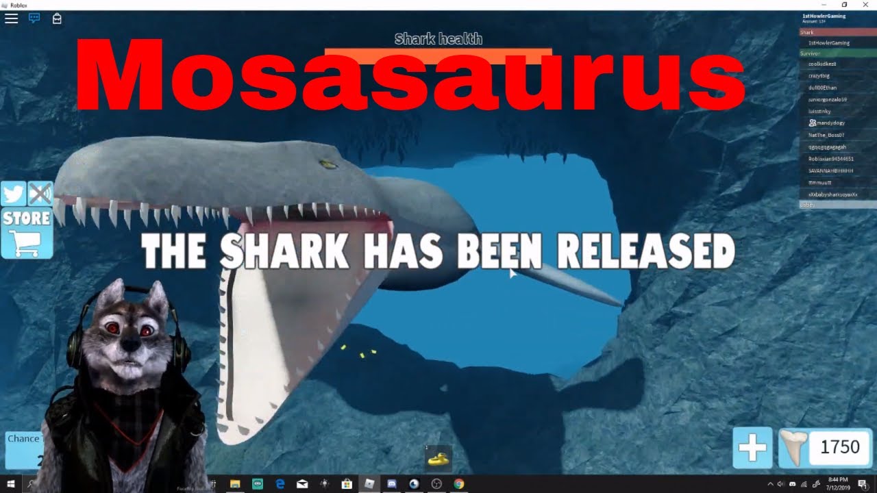 Roblox Sharkbite Mosasaurus Canopy Boat Youtube - outbord missile pod fav and take roblox