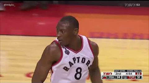 Bismack Biyombo Throws Down Put Back Dunk, Blocks ...