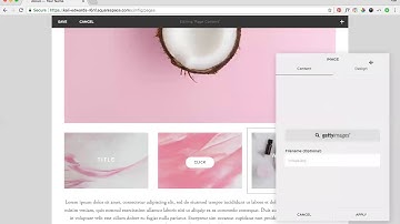 Adding Tab Style Buttons onto Images in Squarespace