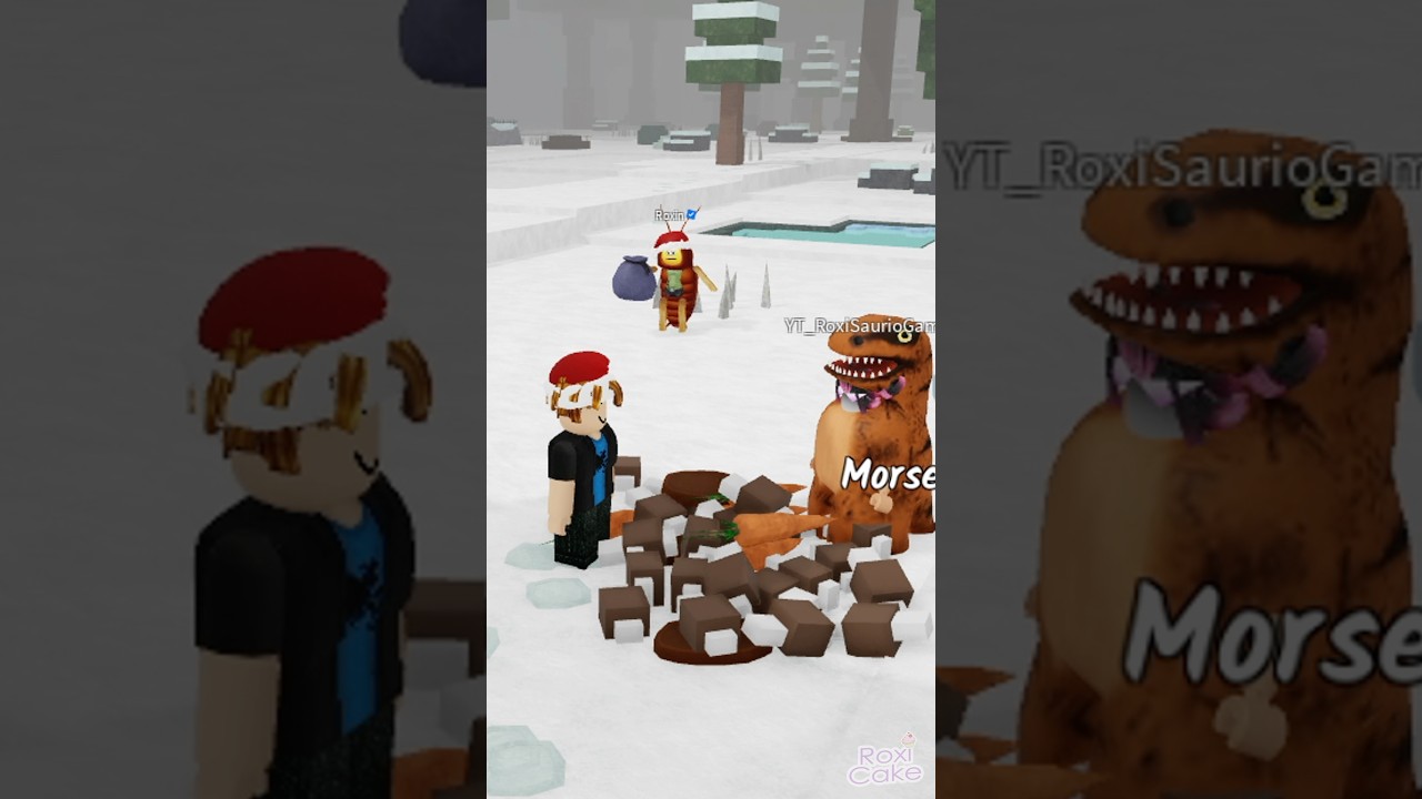 TROLEANDO AL TOCINO Y A ROXISAURIO EN 99 NOCHES😸 #SHORTS #ROBLOX